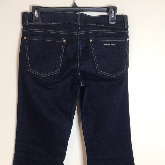 Bettina spitz ladies dark denim bootcut flare jeans size 6 - Picture 8 of 11